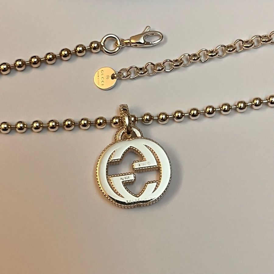 Gucci 經典雙G雕花項鍊-10