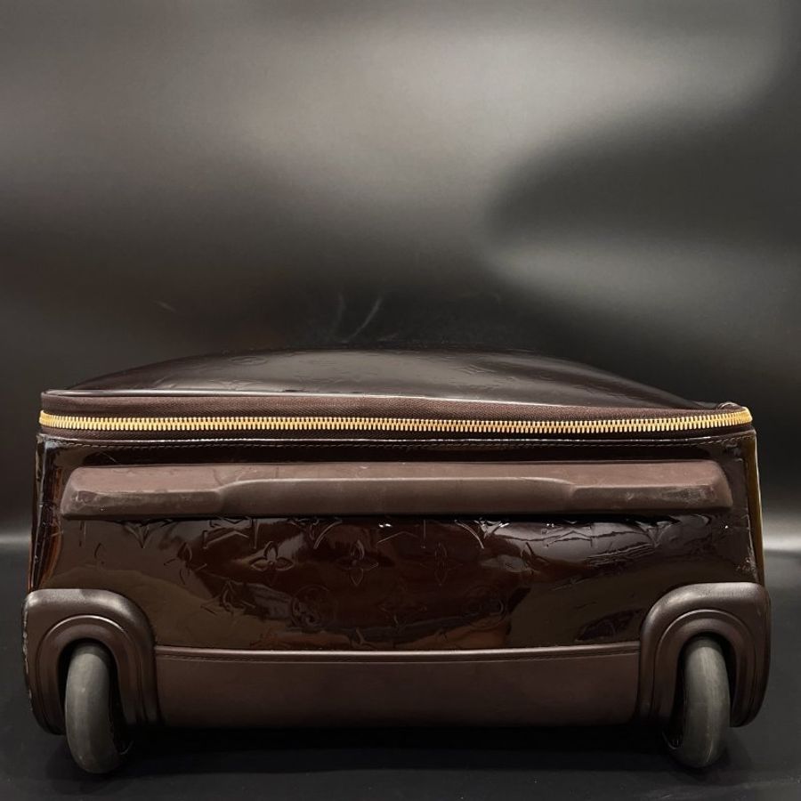 Louis Vuitton LV 紫色亮皮兩輪18吋手提行李箱/登機箱-2