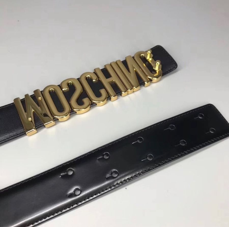 Moschino牛皮顯瘦秀款腰帶-10
