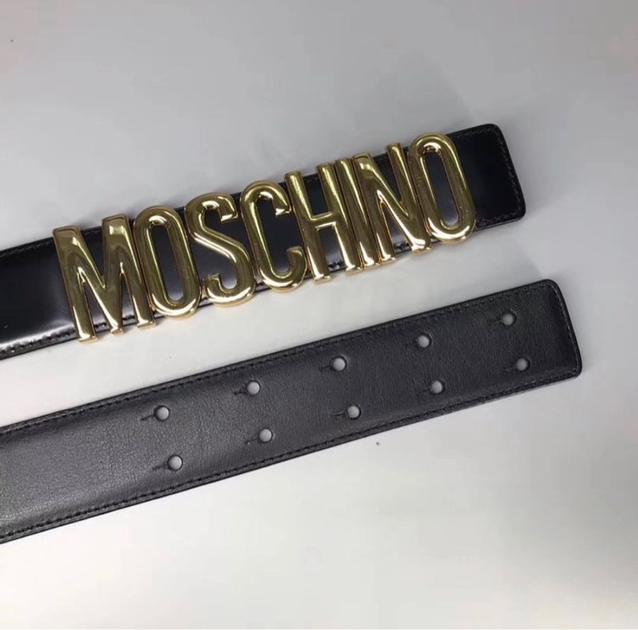 Moschino牛皮顯瘦秀款腰帶-11