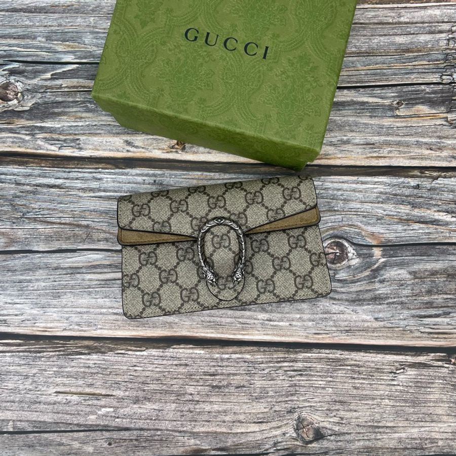#GUCCI 476432 經典Dionysus系列GG Supreme帆布迷你 #酒神 / #斜背包 / #肩背包 / #手拿包 / #鍊條包-0