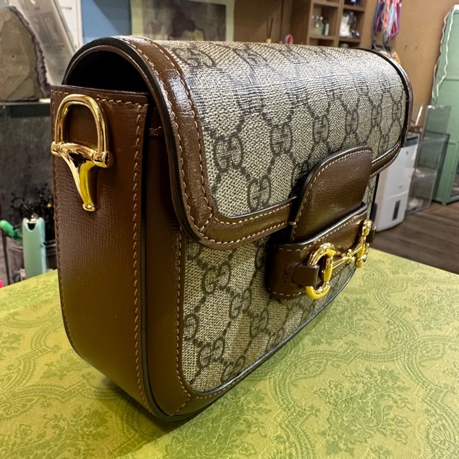 GUCCI馬銜扣1955迷你袋-3