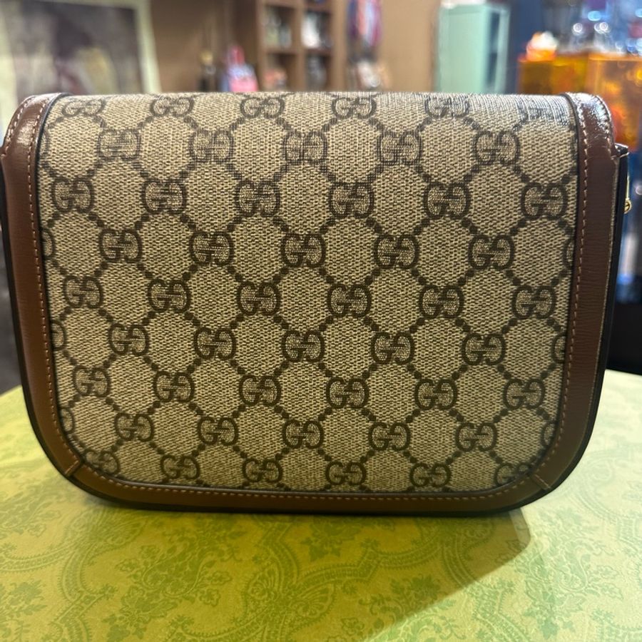 GUCCI馬銜扣1955迷你袋-7