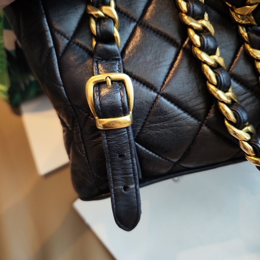 好成色 Chanel duma雙肩包 後背包 標齊-4