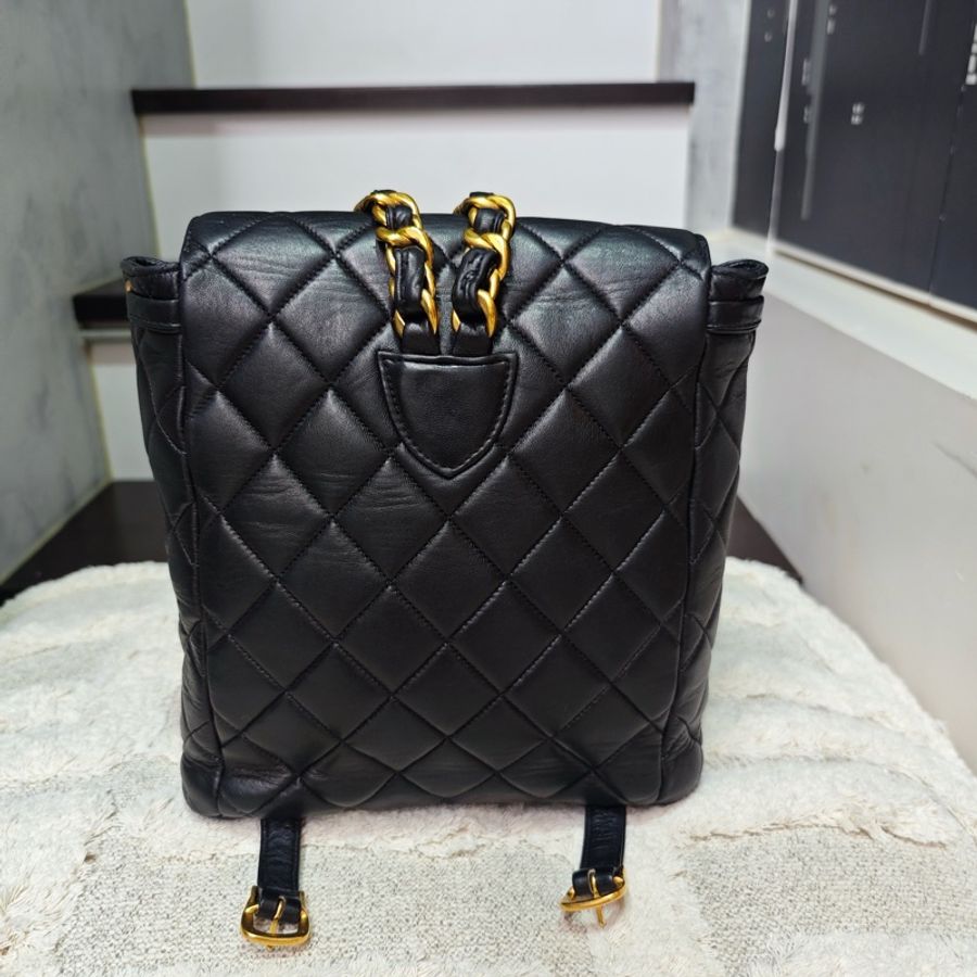 好成色 Chanel duma雙肩包 後背包 標齊-43