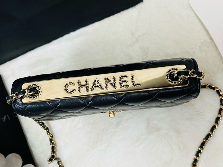 Chanel trendy woc 23s 新款皮穿鏈 立體浮雕#晶片款-2