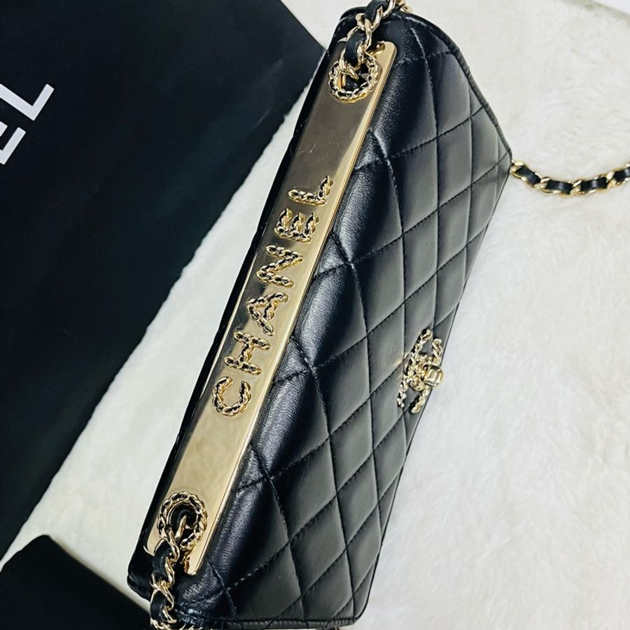 Chanel trendy woc 23s 新款皮穿鏈 立體浮雕#晶片款-3
