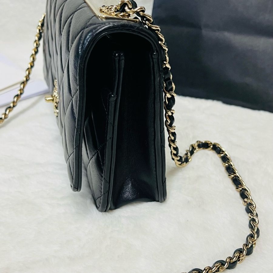 Chanel trendy woc 23s 新款皮穿鏈 立體浮雕#晶片款-6
