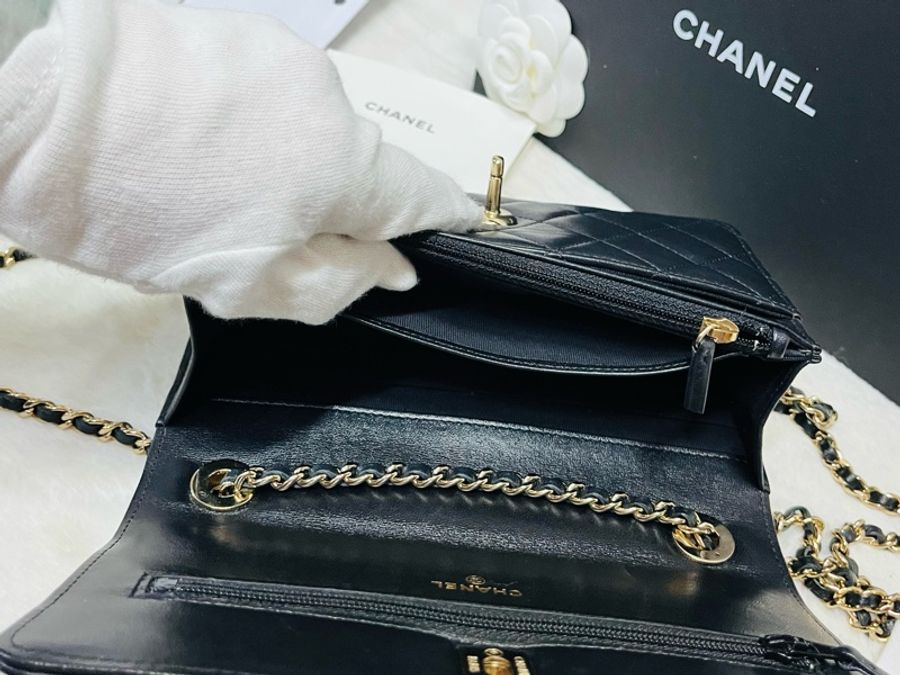 Chanel trendy woc 23s 新款皮穿鏈 立體浮雕#晶片款-23