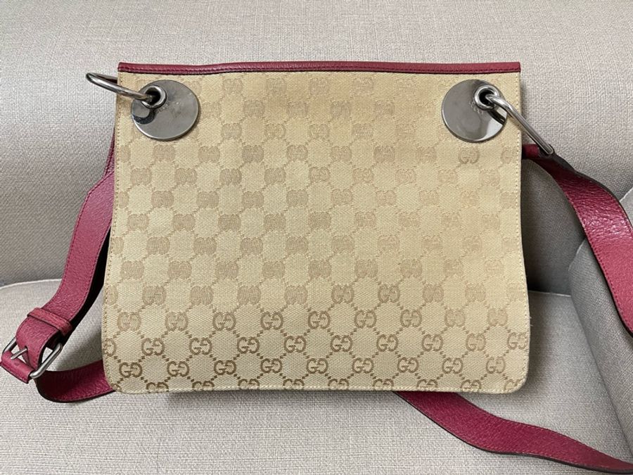 Gucci 經典緹花斜背包-10