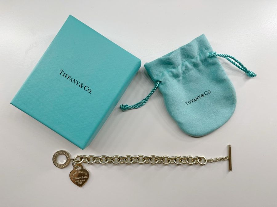 全新✨Tiffany&Co.心型吊飾針釦手鍊🧚🏻-3