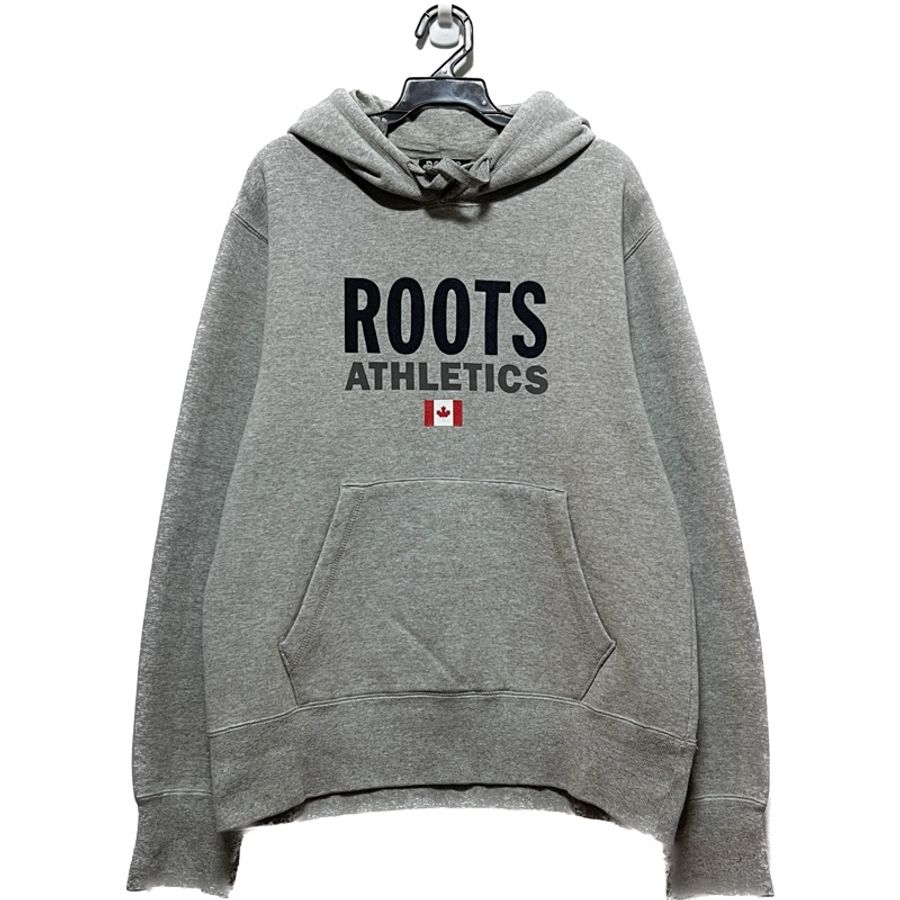 1990s Roots Athletics Vintage Hoodie 運動連帽衫 復古 帽T 古著 連帽衛衣 早期 老品 少見 加拿大製🇨🇦-0