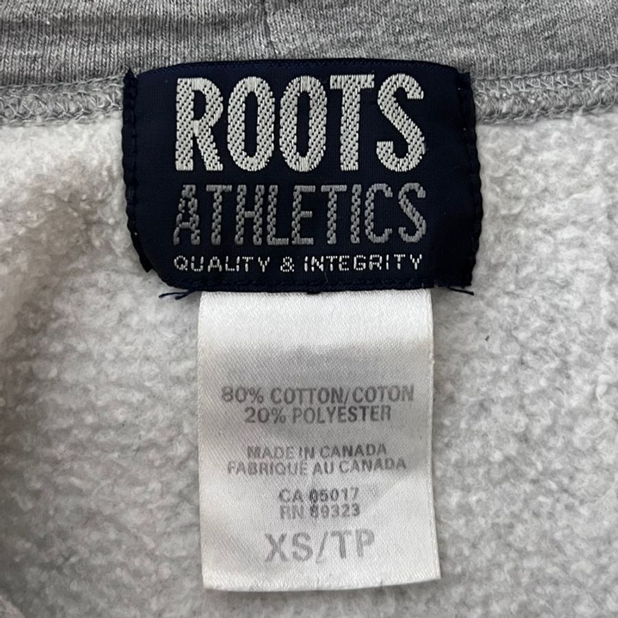 1990s Roots Athletics Vintage Hoodie 運動連帽衫 復古 帽T 古著 連帽衛衣 早期 老品 少見 加拿大製🇨🇦-4