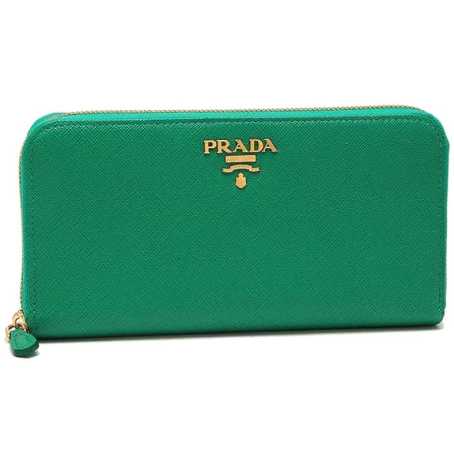 Prada Saffiano Multic Leather Zip Around Long Wallet 1M0506 十字紋防刮皮全拉鍊長夾-0