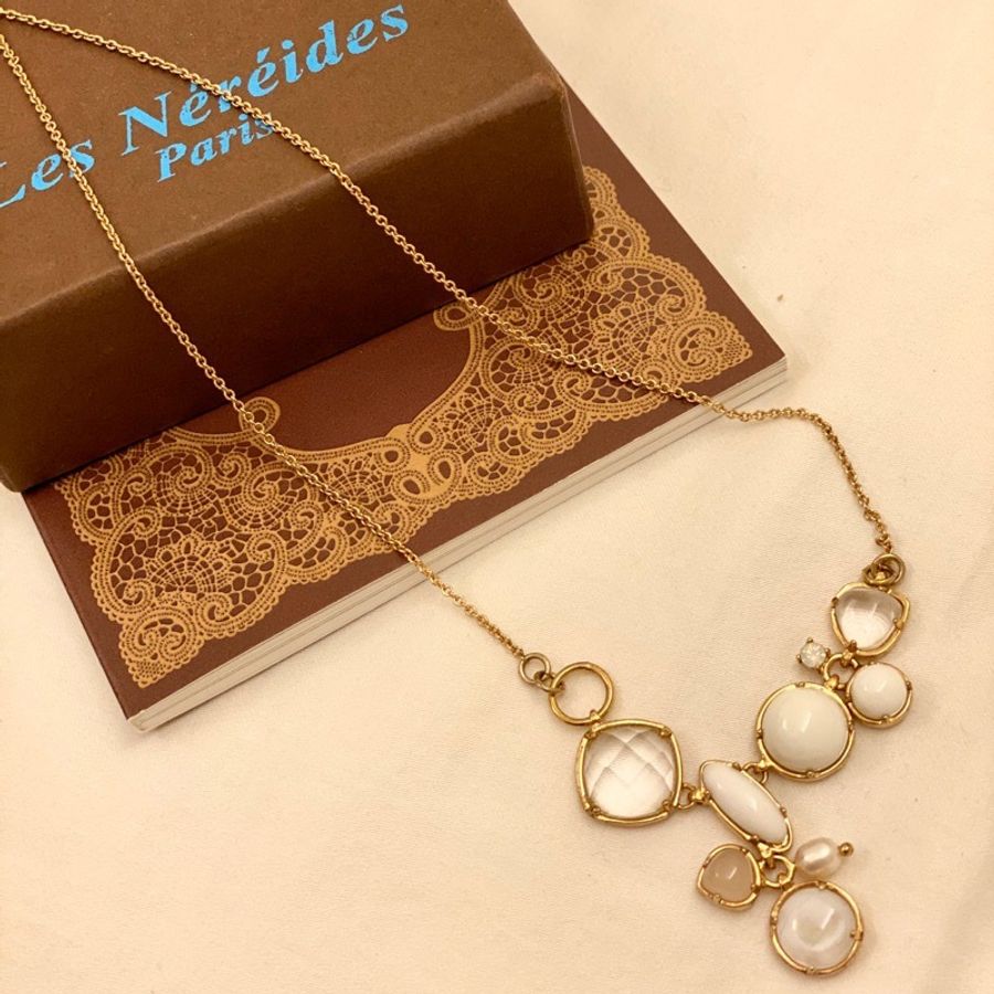 法國les néréides 幾何圖形項鍊necklace-3