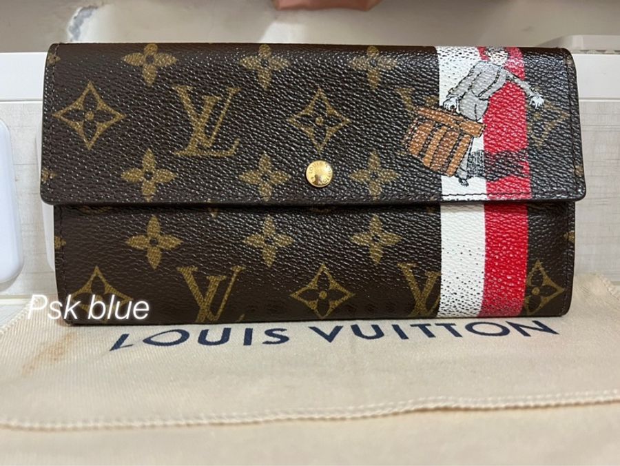 LV門僮系列信封式長夾✨自用出清-0