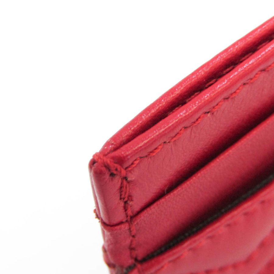 【日本直送】Gucci GG Marmont 443127 皮革卡包 紅色-6