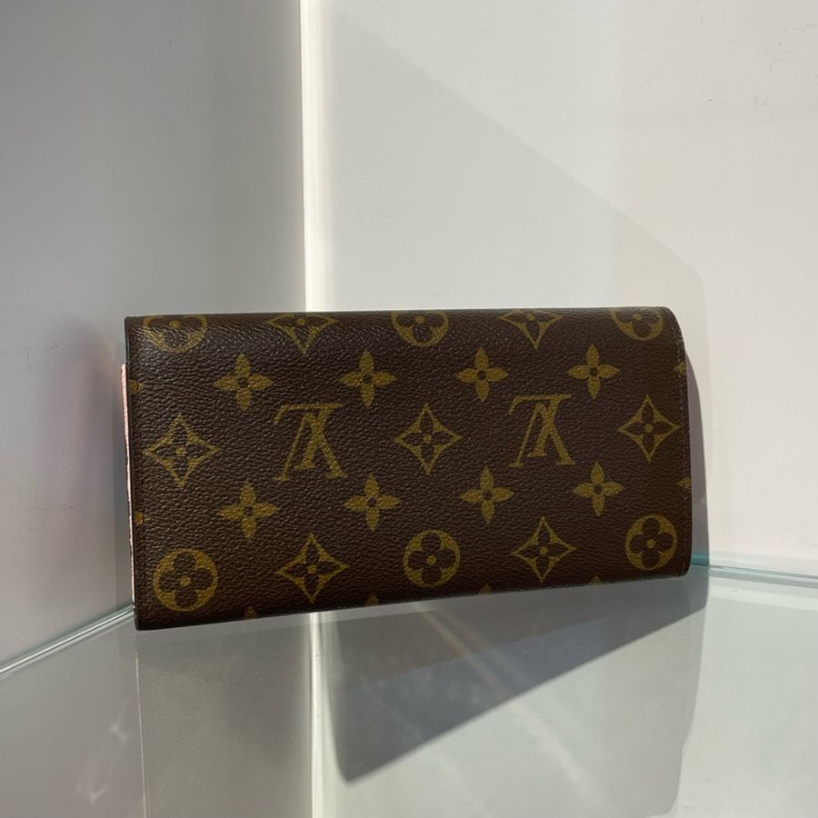 LV M61289老花粉色內裡Emilie錢包 長夾-1