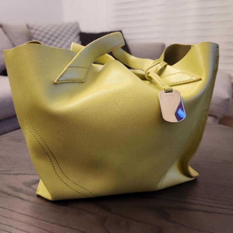 Furla 草綠色手提包-0