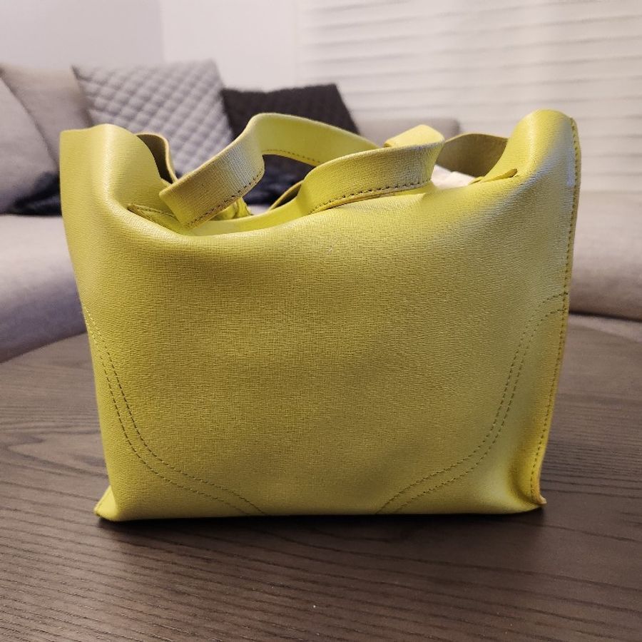 Furla 草綠色手提包-7