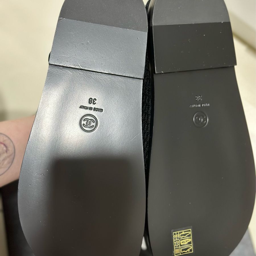 （售出）超難入手🔥Chanel魔鬼氈涼鞋/38碼/全新只試穿落地 （有購證）-14