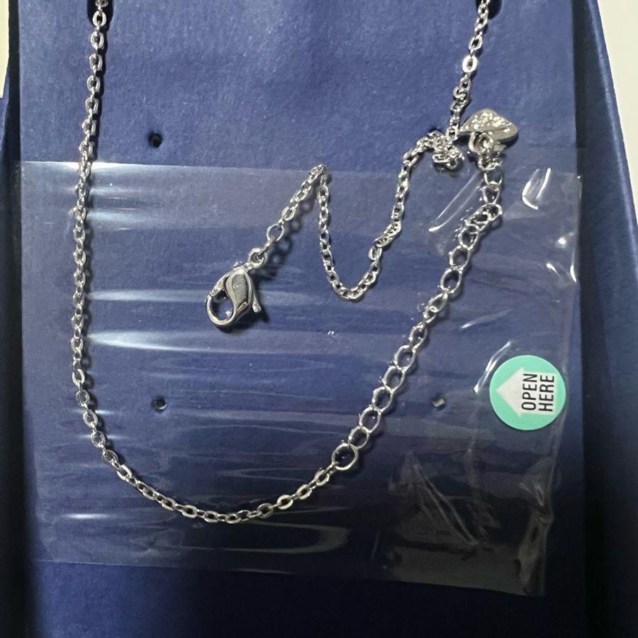 正品Swarovski 雙天䳘項鍊-1