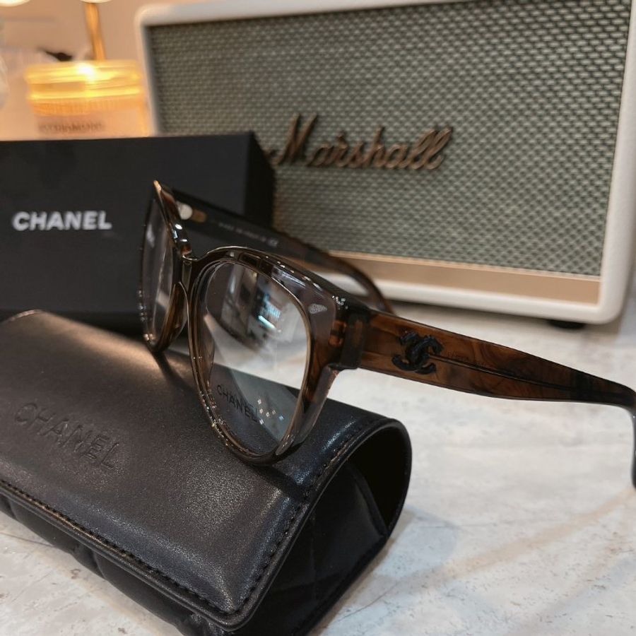 【現貨】麗睛眼鏡 Chanel【可刷卡分期】香奈兒 CH3348 琥珀色 光學眼鏡 小香眼鏡 香奈兒熱賣款 小香眼鏡-5