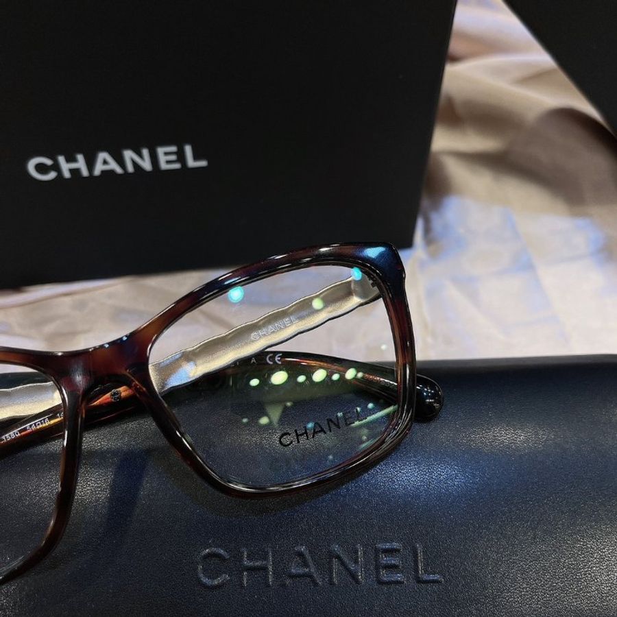 【現貨】麗睛眼鏡 Chanel【可刷卡分期】香奈兒 CH3356 琥珀色 光學眼鏡 小香眼鏡 香奈兒熱賣款 小香眼鏡-3