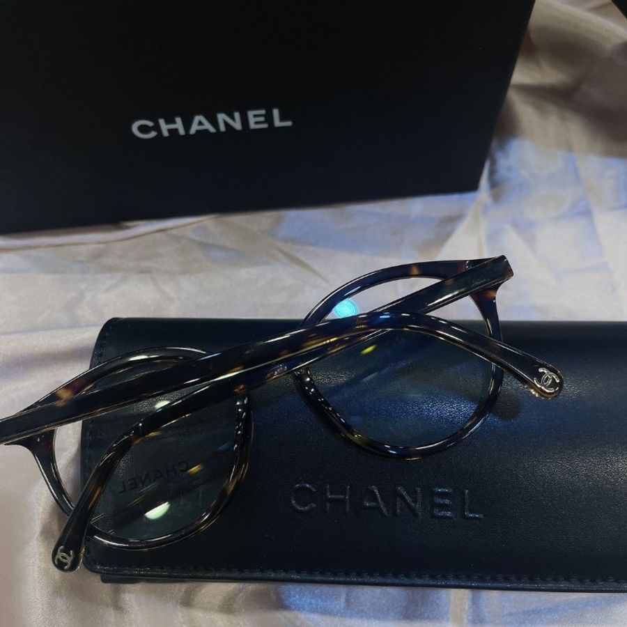 【現貨】麗睛眼鏡 Chanel【可刷卡分期】香奈兒 CH3385 琥珀色 光學眼鏡 小香眼鏡 香奈兒熱賣款 小香眼鏡-9