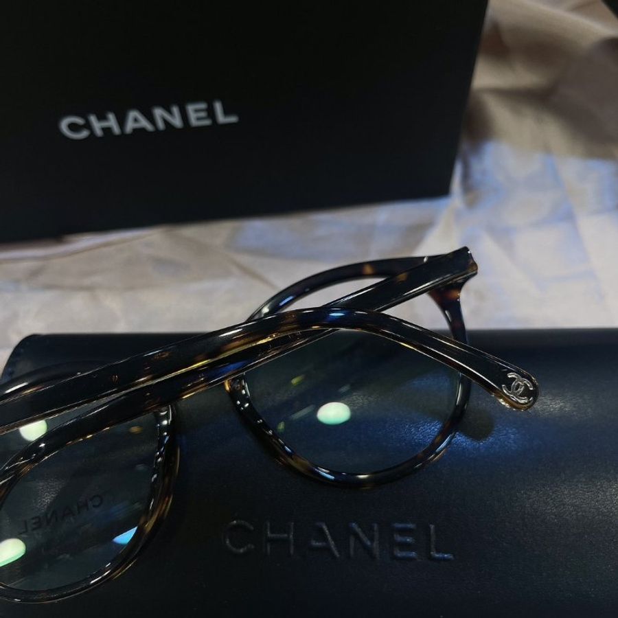 【現貨】麗睛眼鏡 Chanel【可刷卡分期】香奈兒 CH3385 琥珀色 光學眼鏡 小香眼鏡 香奈兒熱賣款 小香眼鏡-10