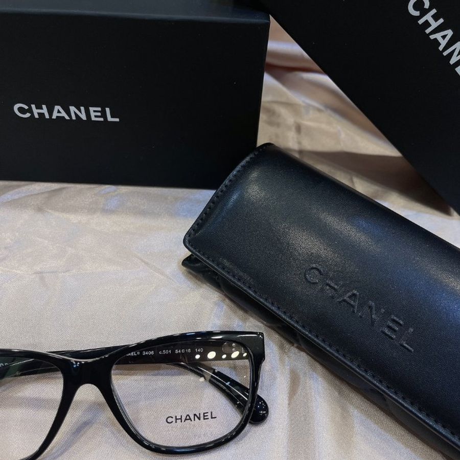 【現貨】麗睛眼鏡 Chanel【可刷卡分期】香奈兒 CH3406 光學眼鏡 小香眼鏡 香奈兒熱賣款 小香眼鏡-5