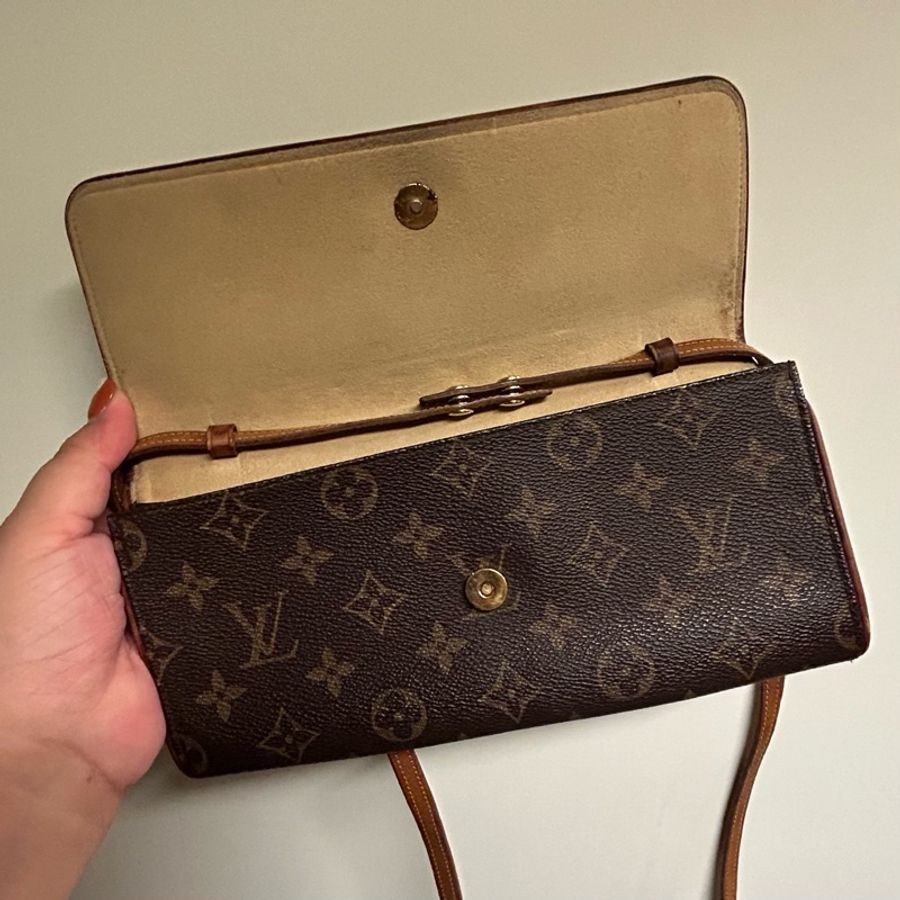 LV 中古 老花腰包/側背包-8