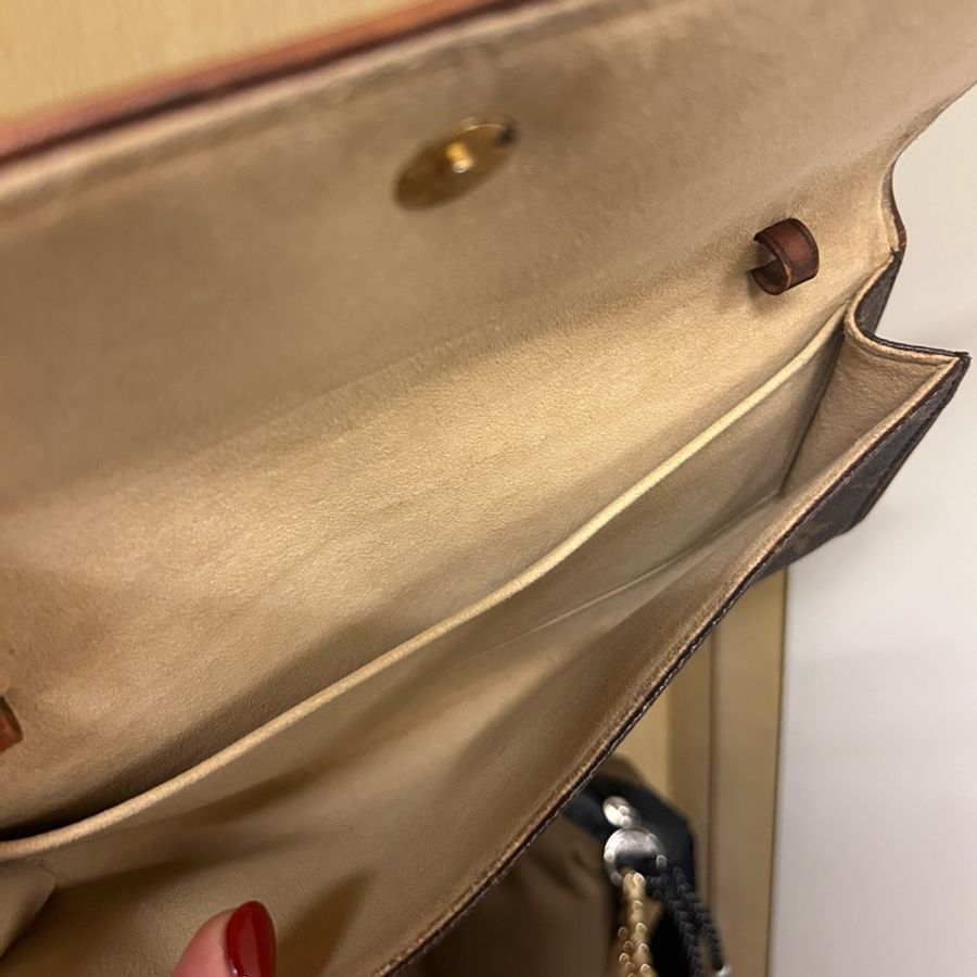 LV 中古 老花腰包/側背包-10