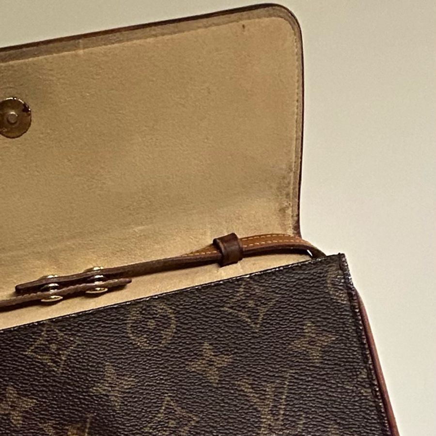 LV 中古 老花腰包/側背包-15
