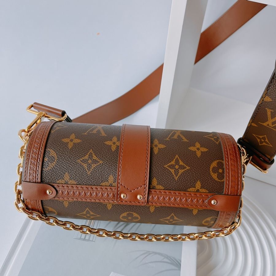 LV Trunk 壓扣橫式桶包-6