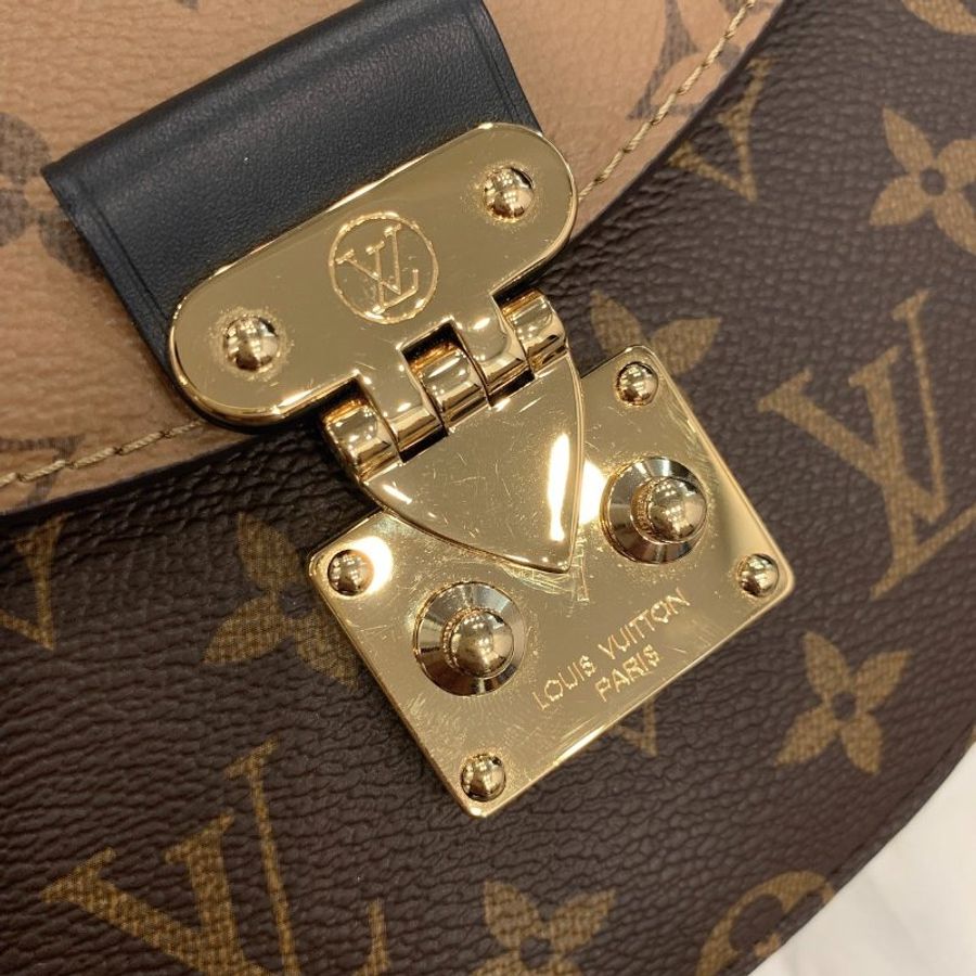 Louis Vuitton LV 字紋雙拼色TILSITT 扇形包/二用包/斜背包/手提包-8