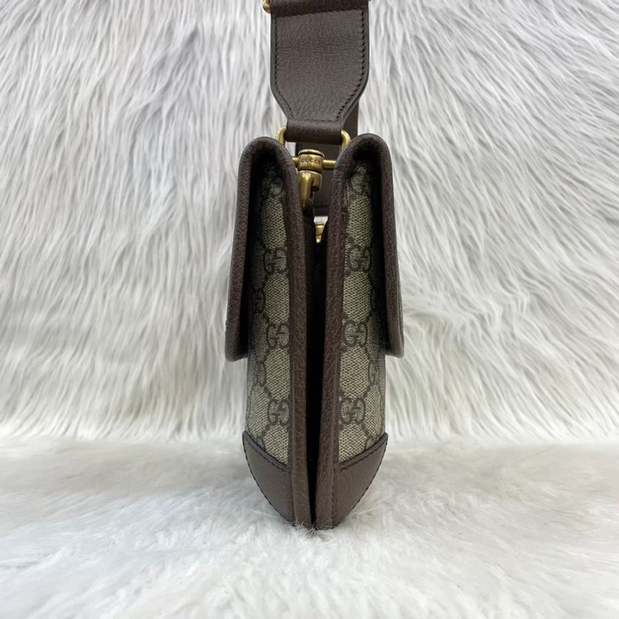 Gucci 501050老花PVC虎頭郵差斜背包Neo Vintage-1
