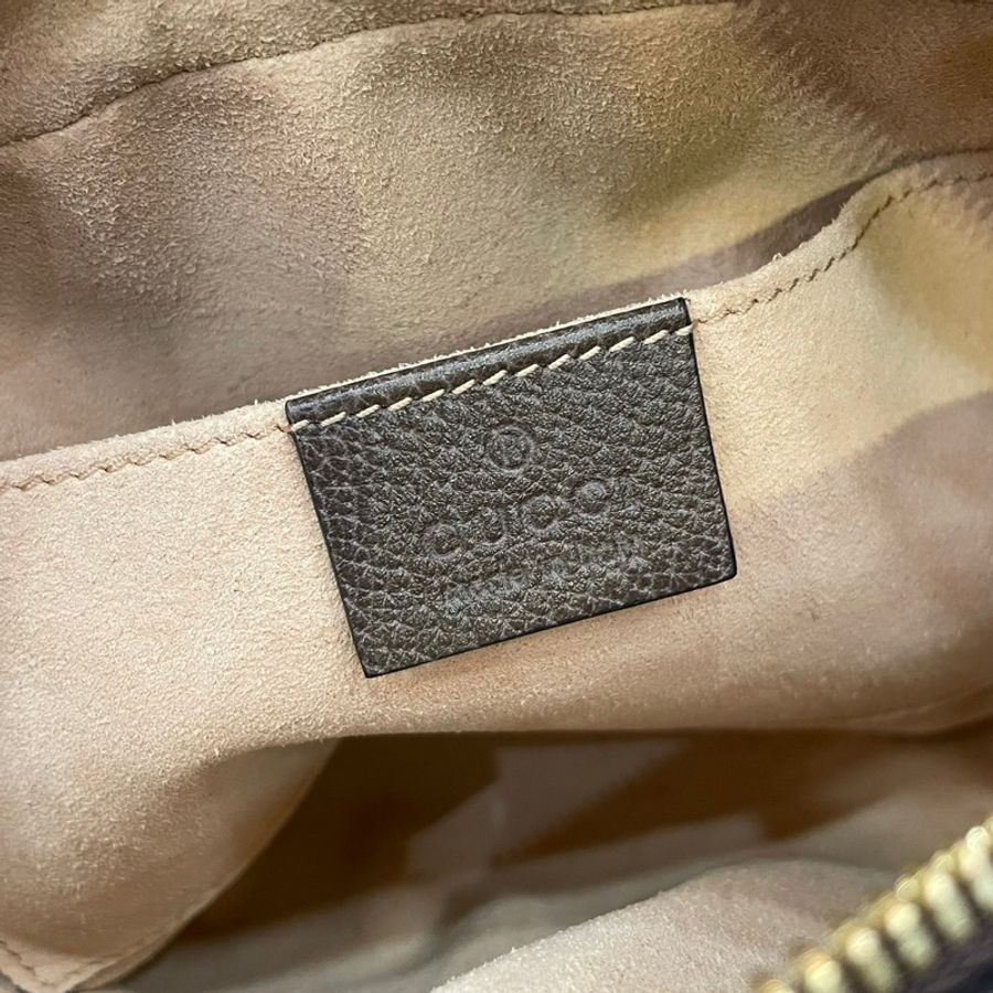 Gucci 517076經典老花PVC貓眼綠紅綠織帶腰包Ophidia GG Supreme-18
