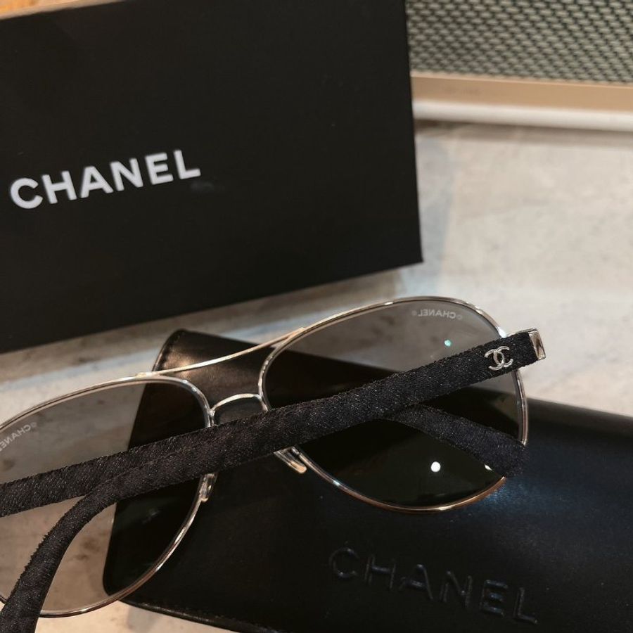 【現貨】麗睛眼鏡Chanel【可刷卡分期】香奈兒 CH4207 太陽眼鏡 香奈兒基本款 精品眼鏡 大牌墨鏡 飛行員太陽眼鏡 牛仔太陽眼鏡-8