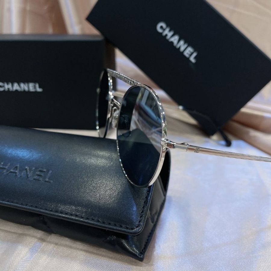 【現貨】麗睛眼鏡 Chanel【可刷卡分期】香奈兒 CH4232 太陽眼鏡 小香眼鏡 香奈兒熱賣款 復古太陽眼鏡 水鑽太陽眼鏡-8