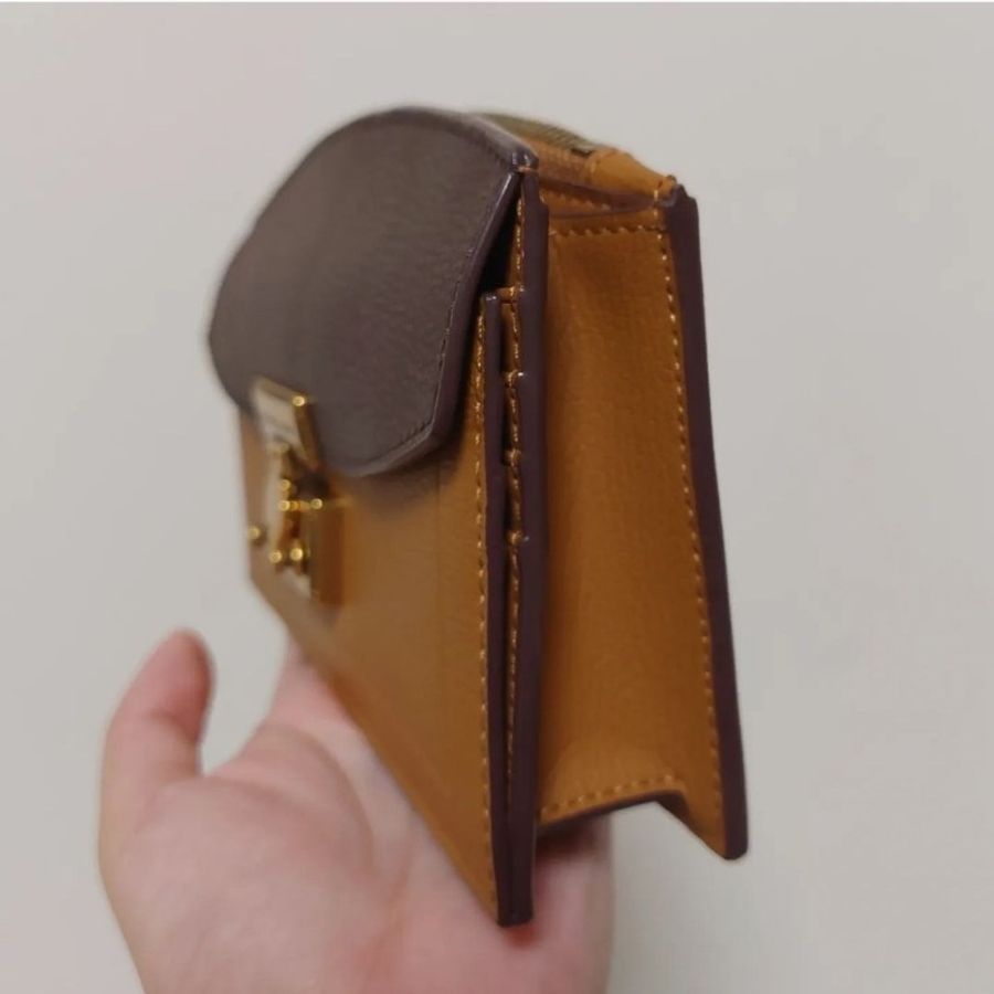 小CK CHARLES & KEITH WOC 鏈條 包包 皮夾 郵差包 造型 卡夾 錢包 斜揹包 肩背包 專櫃 正品-4