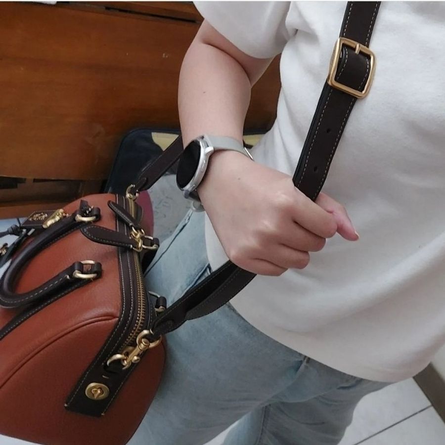 coach ruby 25 牛皮 波士頓包 專櫃 正品 精品 包包 手提 側背 肩背 斜揹-1