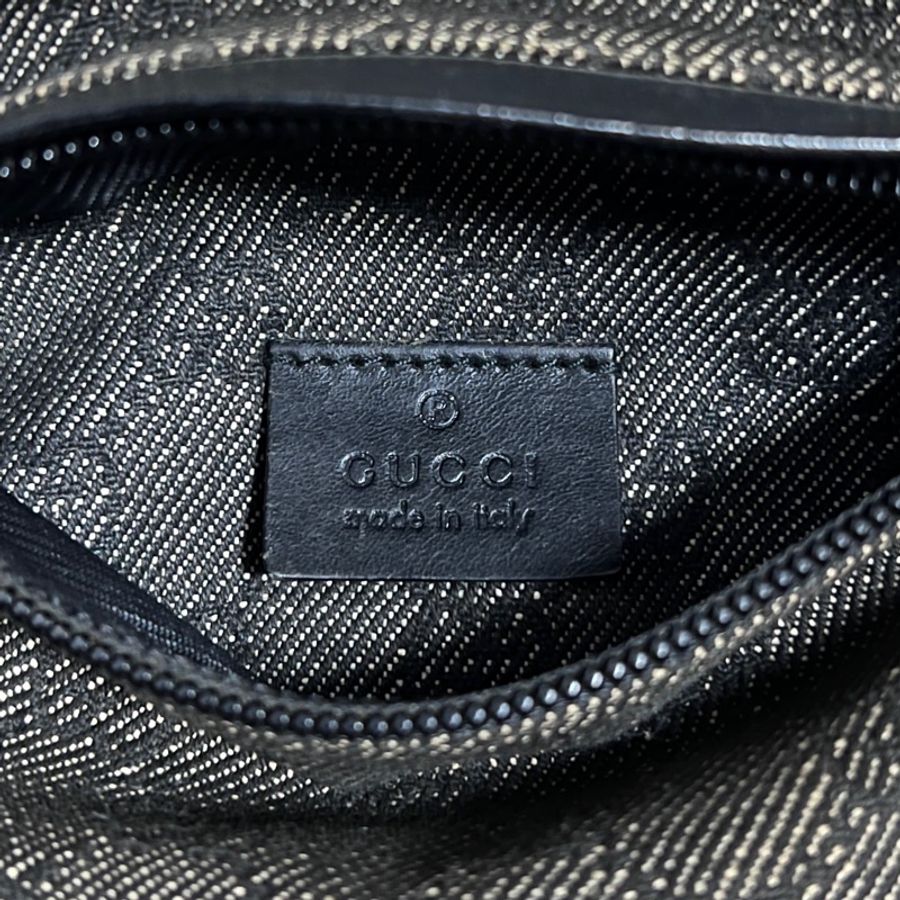 GUCCI 28566 Vintage Waist bag 帆布雙袋腰包-3