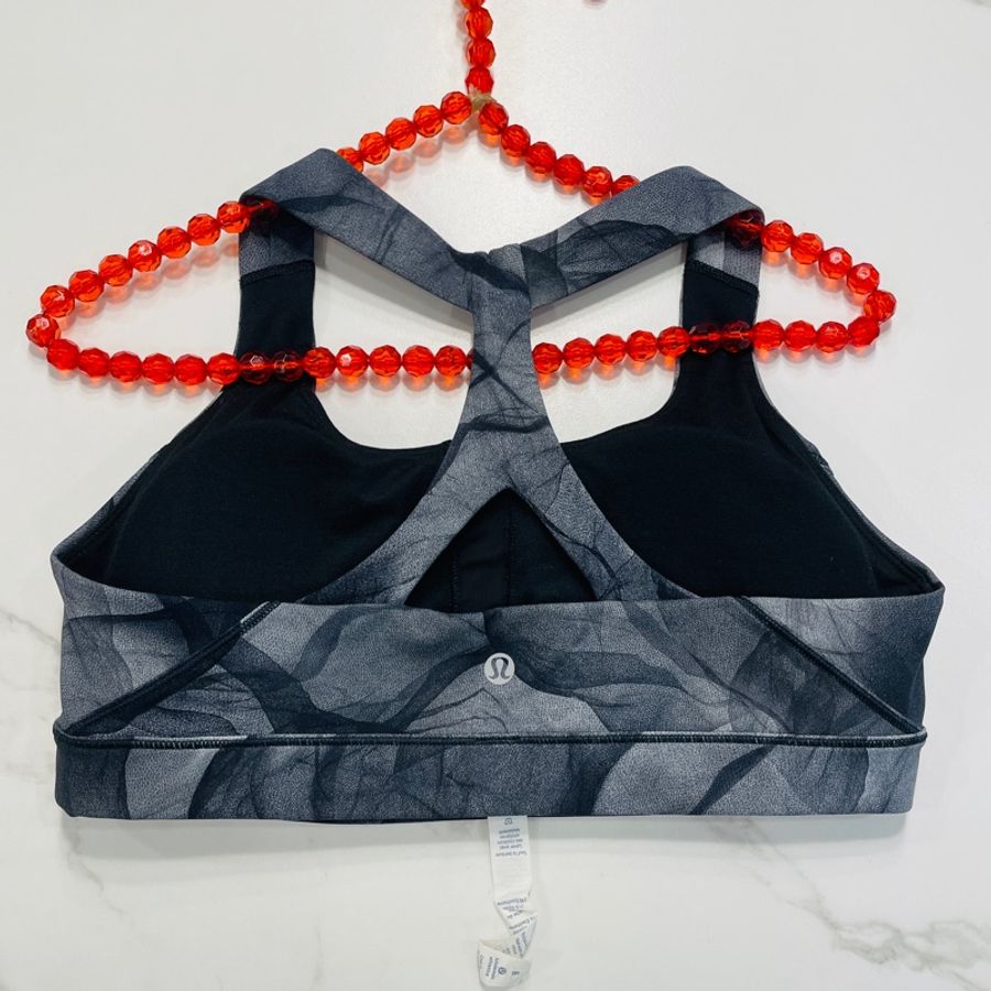 瑜伽老師出清🧘近全新二手正品lululemon黑白漸層款8號/瑜珈上衣/運動/健身/購買隨機贈瑜珈褲(看圖看內文)-10