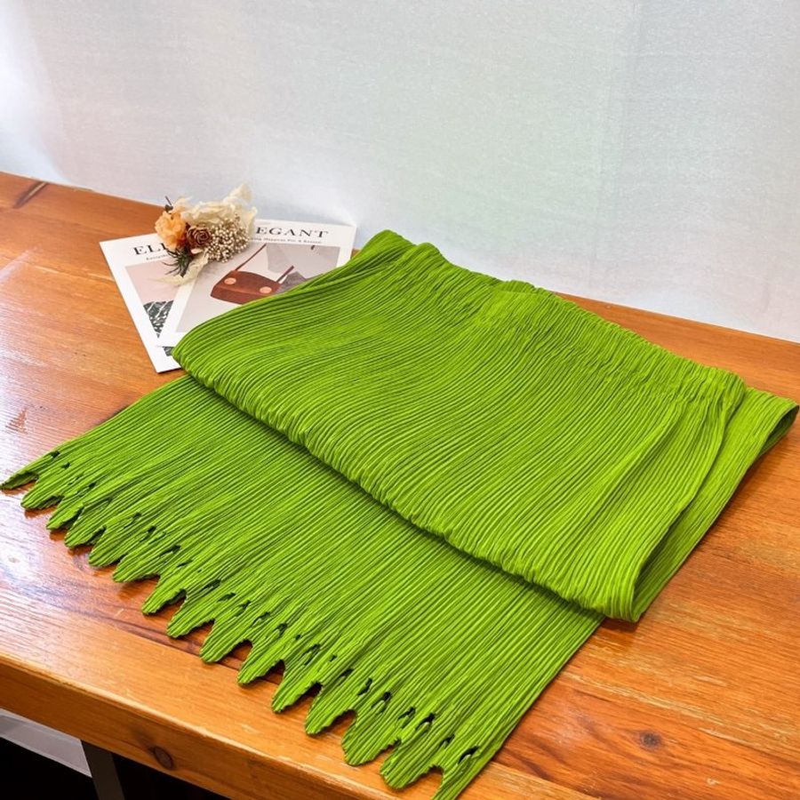 ISSEY MIYAKE 三宅一生 綠色裙子/長裙/服飾 2號-0