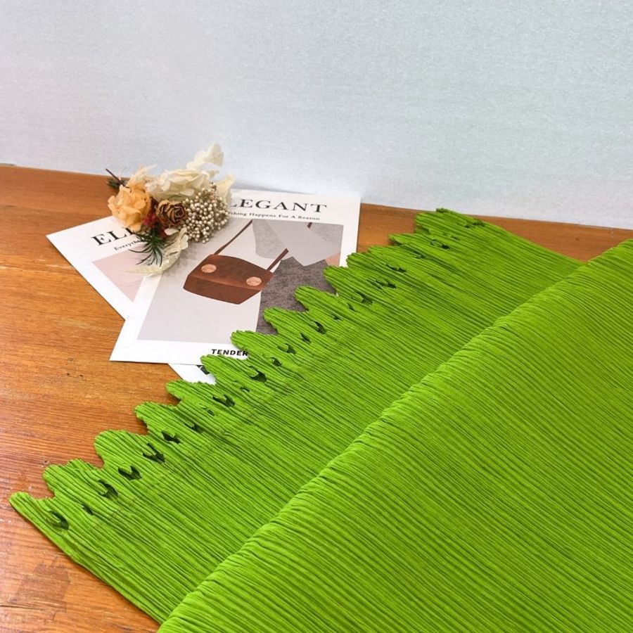 ISSEY MIYAKE 三宅一生 綠色裙子/長裙/服飾 2號-2