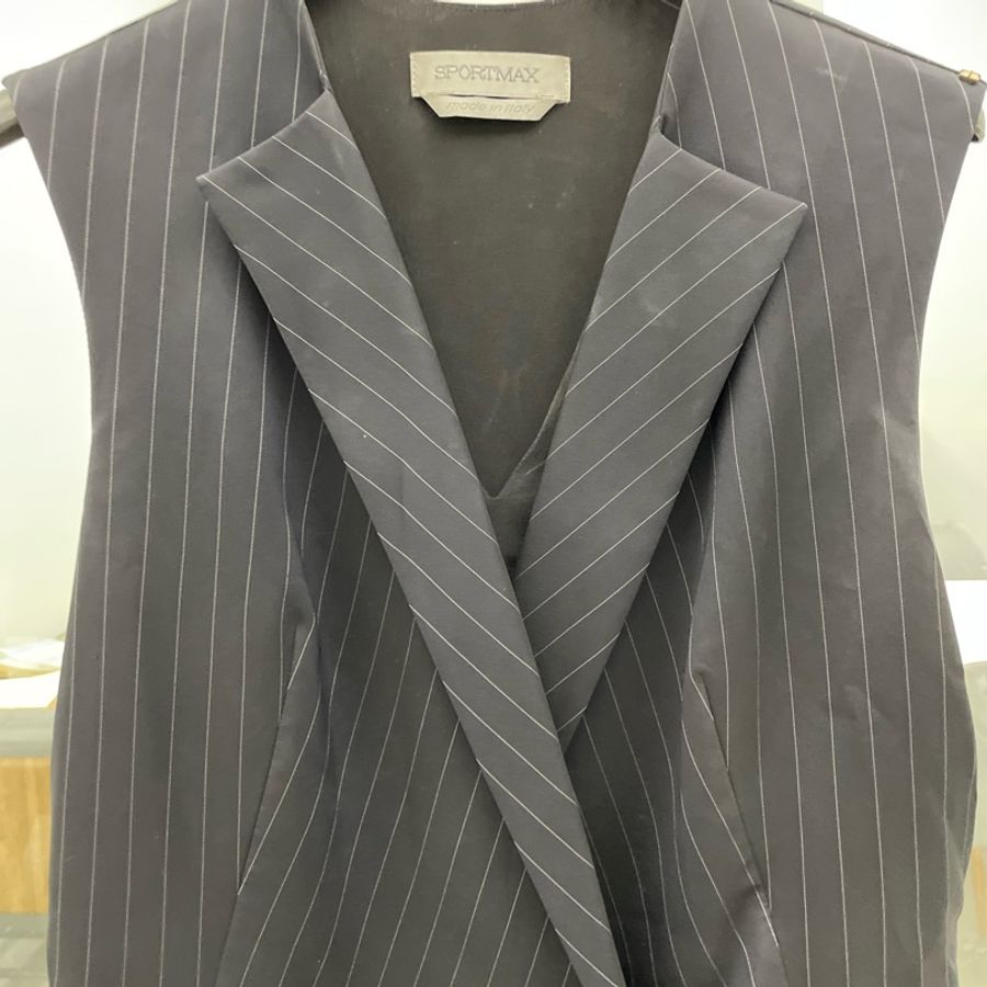 Sportmax假兩件修身洋裝(義大利製)-9