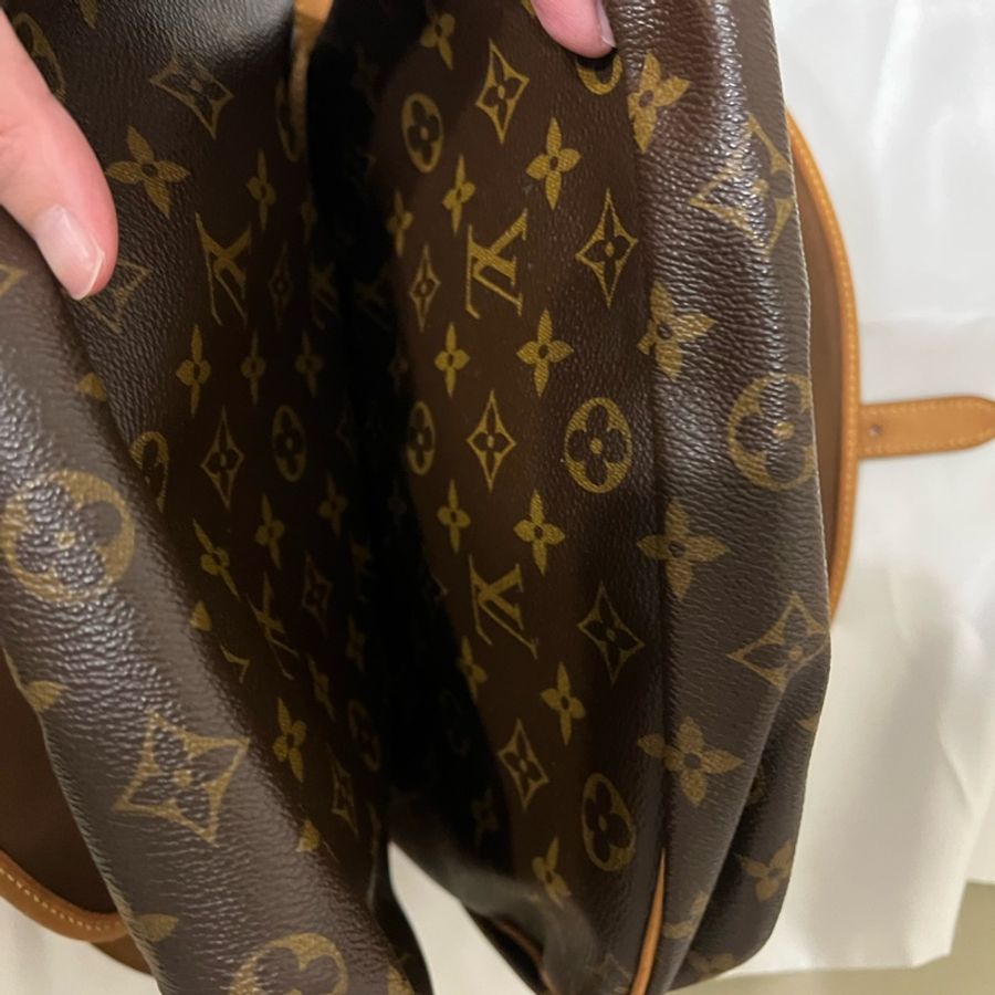 LV經典老花雙子星小號斜背包-7