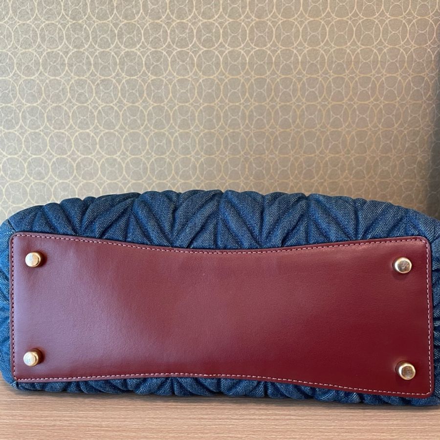 Coach 單寧牛仔布 手提/肩背/側背包-9