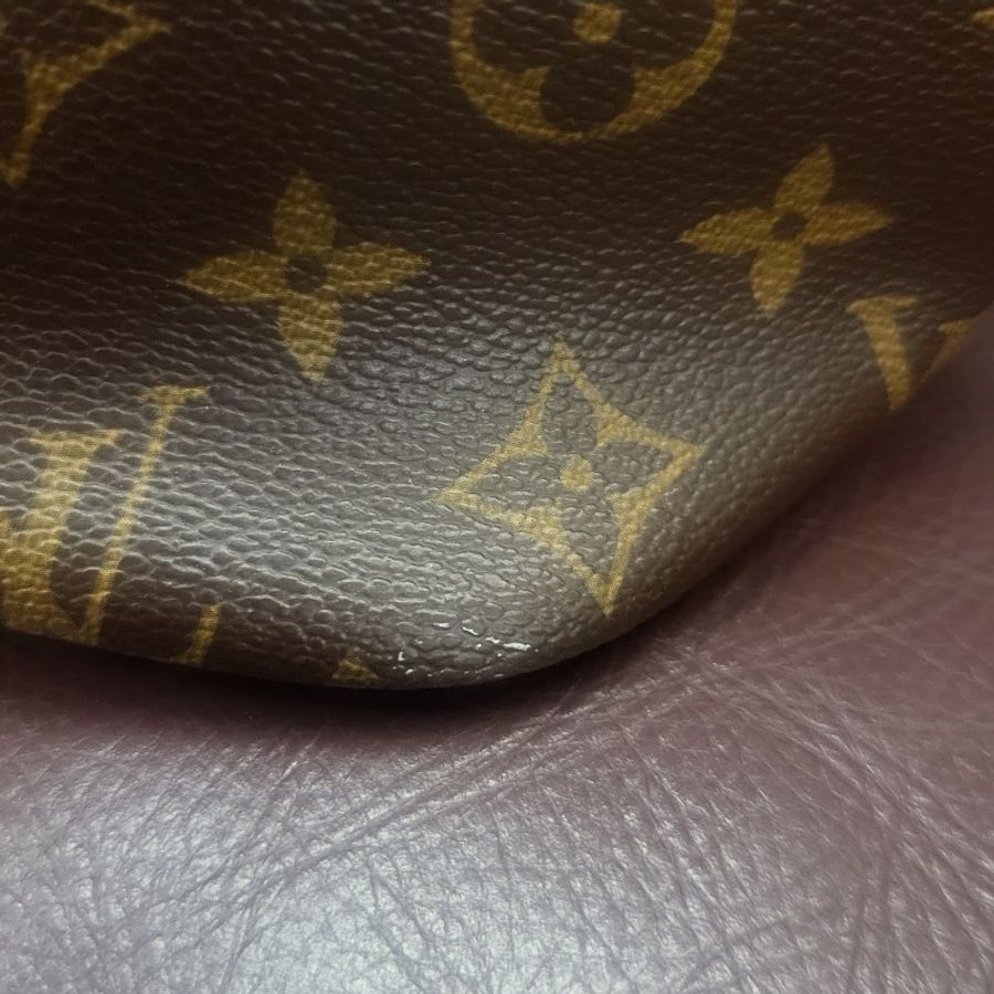 LV never full 中號購物包 經典不敗老花款 可當媽媽包-7